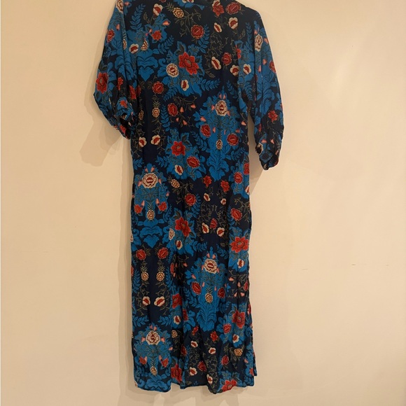 Farm Rio Blue Arabesque Midi Dress - Picture 8 of 8